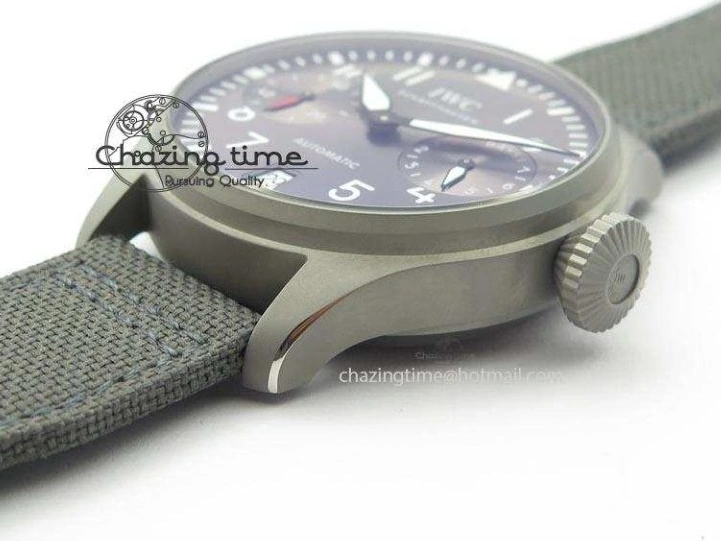 MIROTIME 0109 SunProtective Big Pilot Real PR IW500910 “Patrouille Suisse” ZF 1:1 Best Edition On Gray Nylon Strap 7278